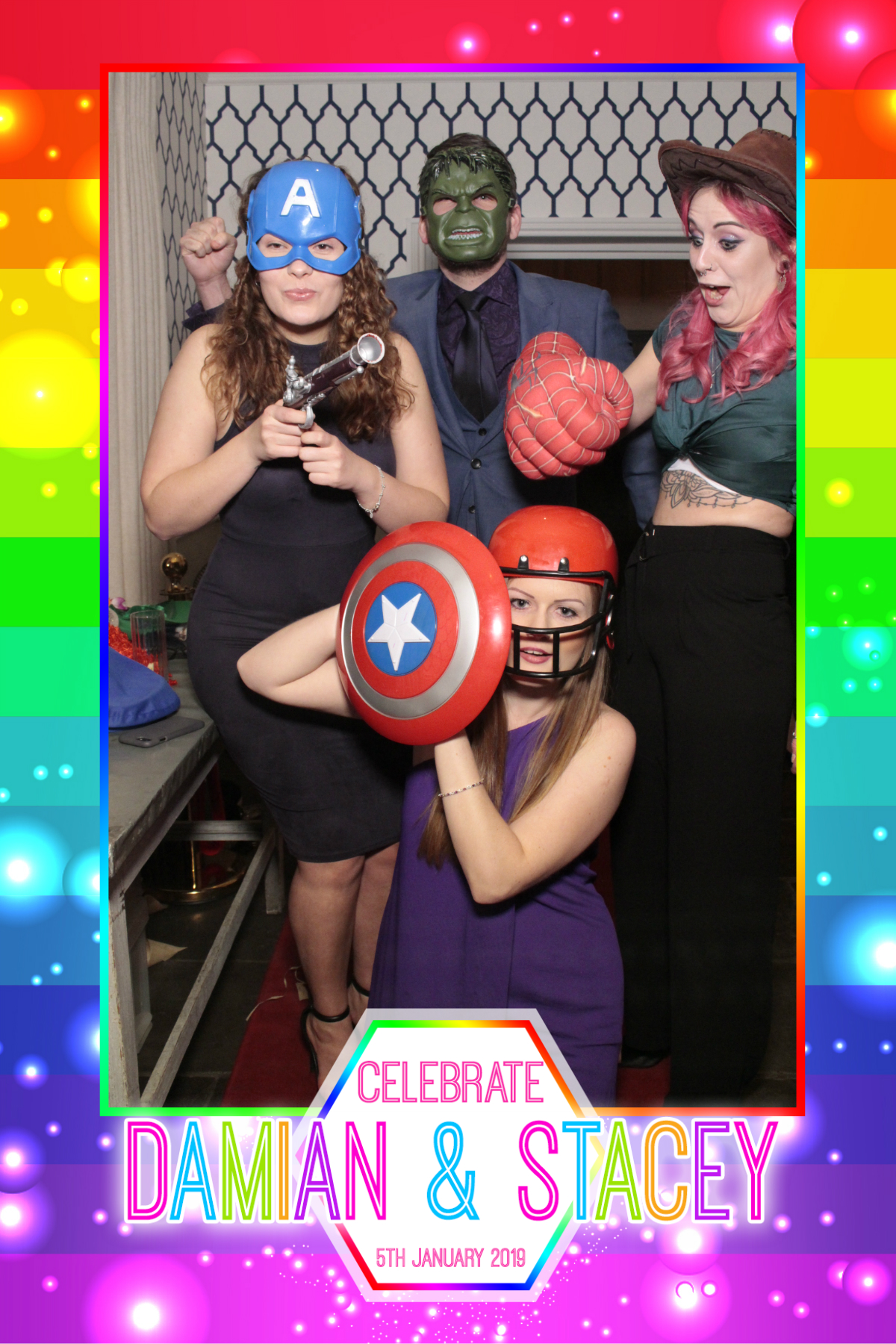 Damian and Stacey's Wedding | View more photos from the event at gallery.myphotoboothexperience.co.uk/u/MyPhotoBoothExperienceLtd/Damian-and-Staceys-Wedding